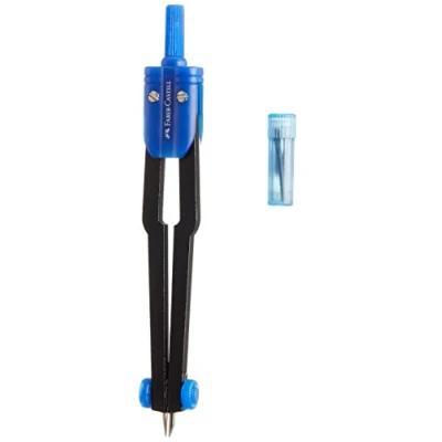 Image of Faber Castell Compass For School &amp; College, Multicoloured, Small