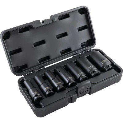 Image of Kennedy 1/2&quot; Square Drive Deep Impact Socket Set 7 Piece