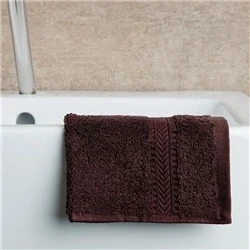 Image of Mitre Essentials Nova Face Cloth Chocolate (10 Pack)