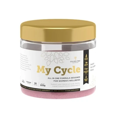 Image of Golden Tree My Cycle Myo Inositol 3000 mg, PCOS Supplement, Hormone Balance for Women with Inulin, Magnesium, Zinc, Folate, Chromium, Vitamin D, 30 Serving