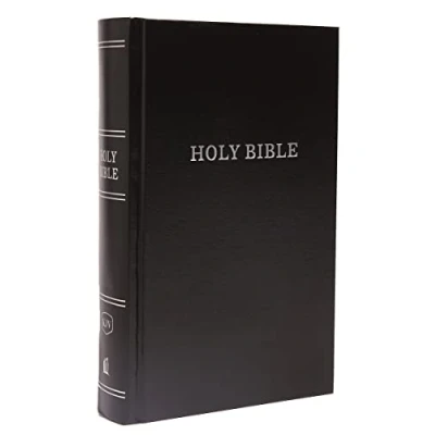 Image of KJV, Pew Bible, Large Print, Hardcover, Black, Red Letter, Comfort Print: Holy King James Version