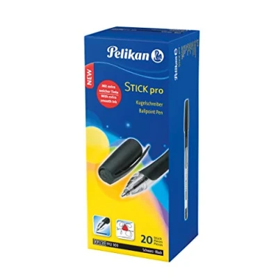 Image of Pelikan ballpoint pen, per 1 box, 20 pieces, black