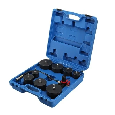 Image of Cozyel Turbo Test Kit, System 9 Pcs Leakage Tester Turbocharger Air Pressure Boost Leak Kit with 0 6 Bar Gauge