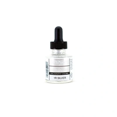 Image of Dr. Ph. Martin&#039;s Iridescent Calligraphy Color, 1.0 oz, Silver (1R)