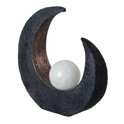 Image of Luxform Garden Ornament Crescent Solar Light Powered
