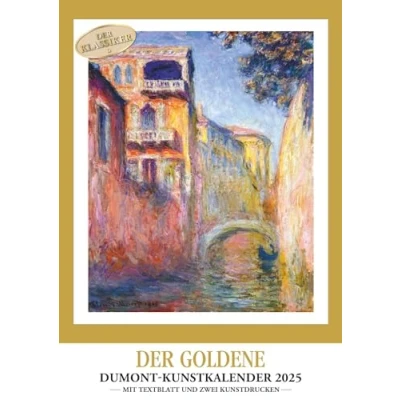 Image of Kunstkalender 2025 Der Goldene DUMONT Wandkalender Hochformat A3 29,7 x 42 cm