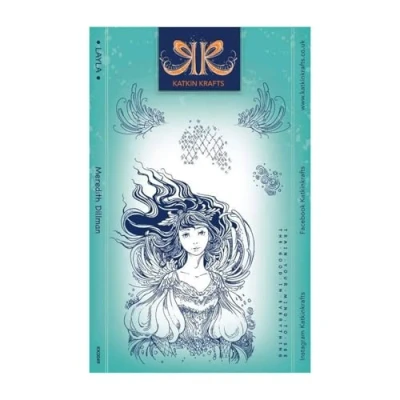 Image of KatKin Krafts Clear Stamp Set Layla, 6 x 8 ins