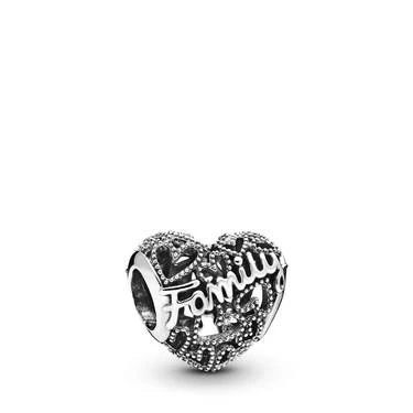 Image of Pandora Family Heart Charm