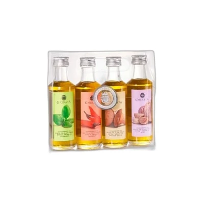 Image of Extra Virgin Olive Oil ‘4 Flavour Pack’ (4 x 100 ml)