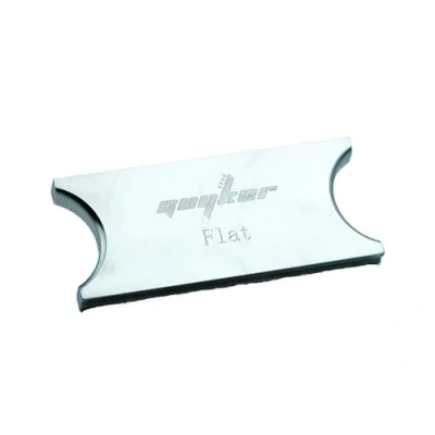 Image of Guyker Flat Fret Press Insert, 304 Stainless Steel Handheld Fingerboard Radian Insert for Acoustic Electric Guitar Bass Luthier Tool