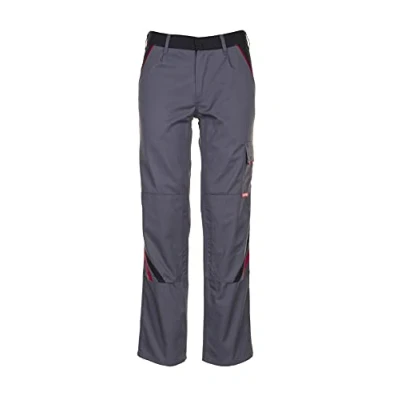 Image of Planam 2322054 Size 54 &quot;Highline&quot; Trousers Slate/Black/Red