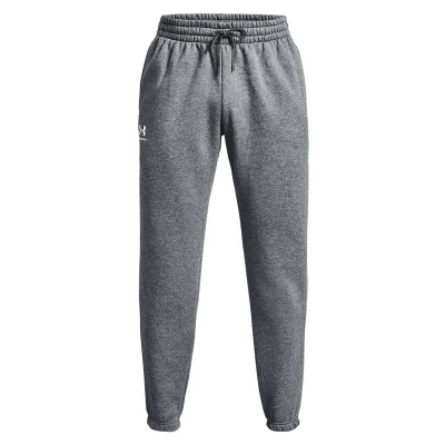 Image of Under Armour Essential Jogger Tracksuit bottoms Pitch gray medium heather / white, Men&#039;s, Size: Large, white