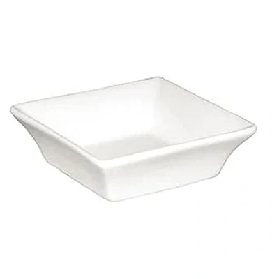 Image of Olympia Miniature Square Dishes 75mm Porcelain White Serving Bowls 12pc