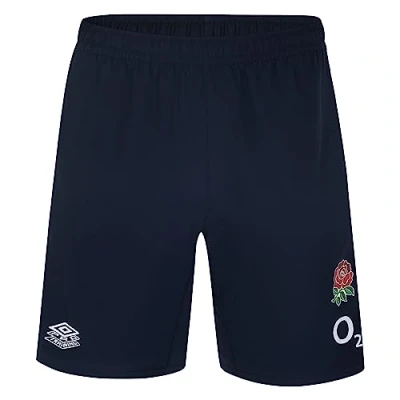 Image of 2023 2024 England Rugby Knit Shorts (Navy Blazer), Large 34 36&quot; Waist (90cm)