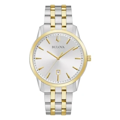 Image of Bulova Men&#039;s Analog Digital Quartz Watch with Stainless Steel Strap 98B385