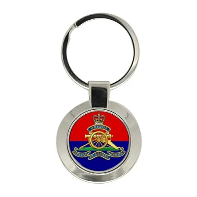 Image of Giftshop UK Royal Artillery, British Army Key Ring