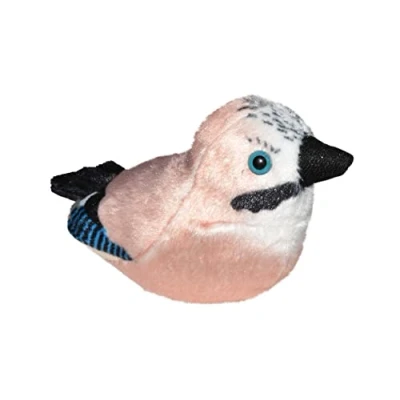 Image of Wild Republic RSPB Eurasian Jay, Authentic Animal Sound, Stuffed Animal, 7 inches, Gift for Kids, Plush Toy, Fill is Spun Recycled Water Bottles