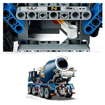 Image of LEGO 42112 Technic Concrete Mixer Truck Toy Construction Vehicle