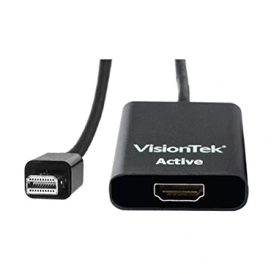 Image of Visiontek Active Mini DisplayPort to HDMI Adapter Cable for Mac and PC