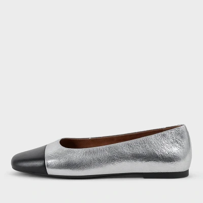Image of Vagabond Jolin Ballet pumps, Women&#039;s, Size: 6, Silver black Leather