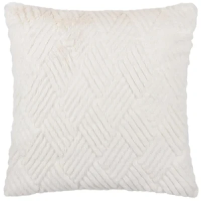 Image of Paoletti Sonnet Cut Faux Fur Polyester Filled Cushion