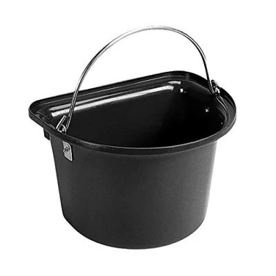 Image of Stubbs Unisex&#039;s Flat Sided Bucket, Black, 15 Liter