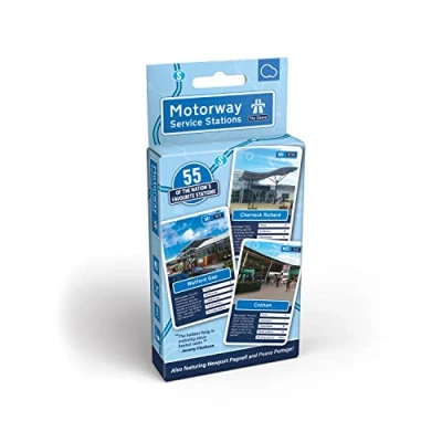 Image of Bubblegum Stuff Motorway Service Stations Card Games Family Car for Road Trips Travel Kids, Teenagers, and Adults