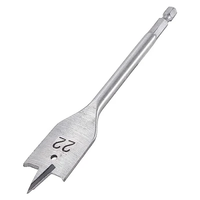 Image of Trend Snappy 22mm Diameter Flat Bit with Centre Point &amp; Cutting Spurs for Fast Drilling In Timber, SNAP/FB/22