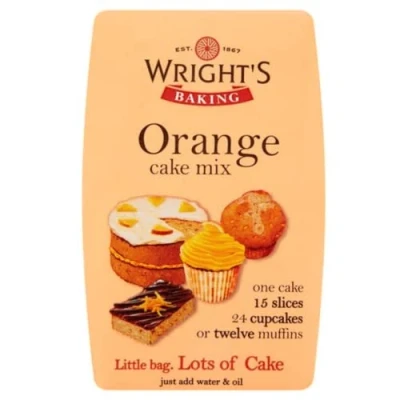 Image of Wright&#039;s Baking Orange Cake Mix 500gr x 5 Pack