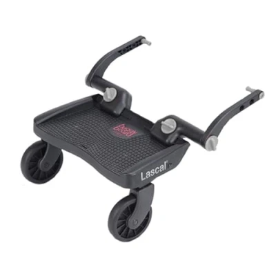 Image of Lascal BuggyBoard Mini 3D Universal Buggy Board, Compatible with 99% of Pushchairs Pram Accessory for Children from 2 6 Years Red