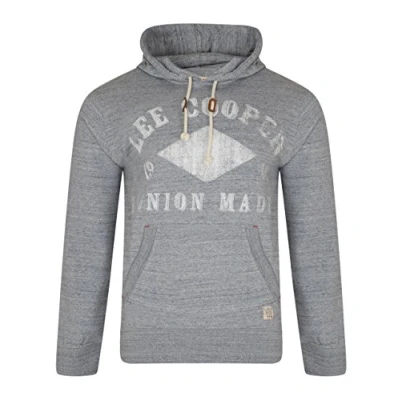 Image of Lee Cooper Men&#039;s Tadworth Overhead Sweatshirt Hoodie Dark Denim