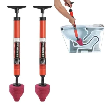 Image of High Pressure Toilet Unblock a Shot,Toilet Plunger Clog Remover Heavy Duty Unblocker Pipe Plunger,Toilet Plunger,Drain Remover,Air for Toilet,Floor Drain,Clogged (1)
