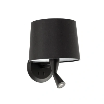 Image of Conga Reading Light Wall Black, E27