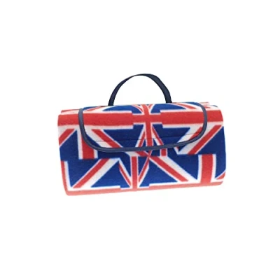 Image of Country Club Coronation Union Jack Picnic Blanket 130cm x (OUT219177)