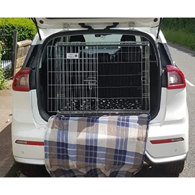 Image of Pet WORLD Kia Rio Dog Puppy sloped Car travel training carrier crate,cage,