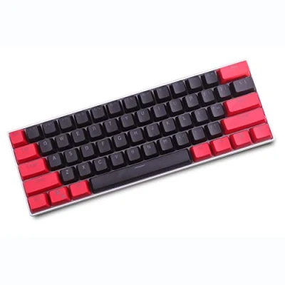 Image of JakeTsai Keycaps, 61 keycaps Backlight Two Color Mechanical Keypad PBT Keycap For GH60 / RK61 ALT61 Annie/Keyboard Poker Keys,Only sell