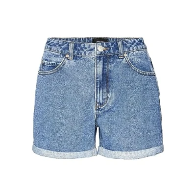 Image of Vero Moda Vmzuri MIX NOOS denim shorts, Women&#039;s, Size: XS, Medium blue