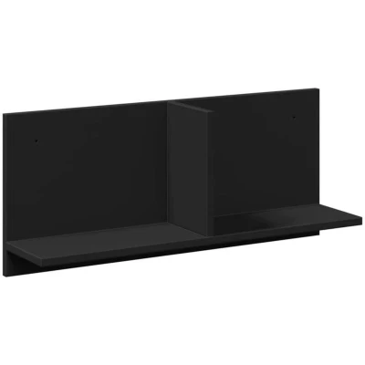 Image of vidaXL Wall Cabinet 70x16.5x30 cm Black Engineered Wood