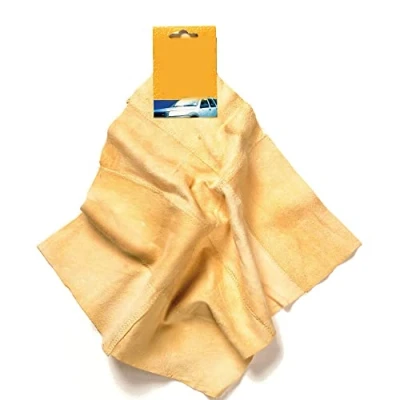 Image of Zale Yardley Synthetic Chamois, 30x 40cm chamois Leathers for Cars, Car Drying Towel, Square Auto Cleaning Cloth, Fast Drying, High Absorbent, Leather Car, Mirror, Window