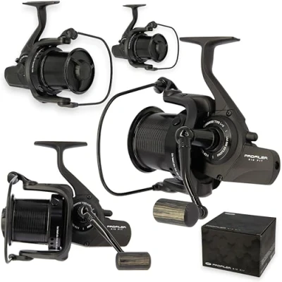 Image of NGT Big Pit Reel Carp Fishing Front Drag 9+1BB PROFILER with Spare Spool