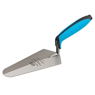 Image of OX Gauging Trowel for Plastering &amp; Bricklaying Soft Grip Flat Masonry Tool 7inch Cement Finishing Bricklayers Multicolor
