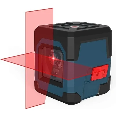 Image of RockSeed Cross Laser Level Horizontal and Vertical Points Rotatable 360 Degree with Manual/Self Leveling Mode IP54 Anti Splash 1M Shockproof (Battery Included)