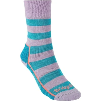 Image of Bridgedale Womens 710282/284/L Socks, Turquoise/Lilac, L EU