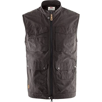 Image of Fjallraven 84763 Travellers MT vest M Sports mens Dark Grey L