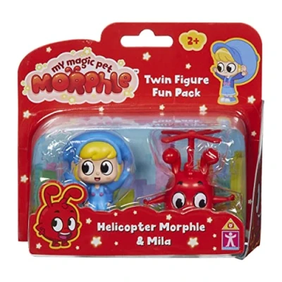 Image of MORPHLE TWIN Figure FUN PACK, Moonbug Toys, Imaginative Play Set, Gift For 2 5 Year Old