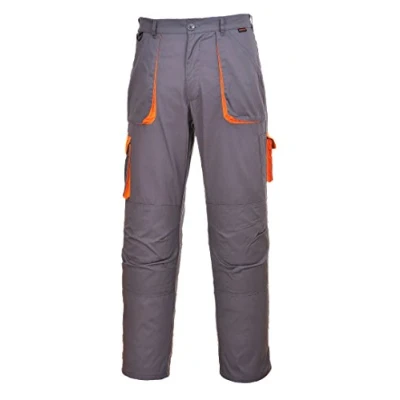 Image of Portwest Texo Contrast Trouser, Size: XS, Colour: Grey, TX11GRRXS