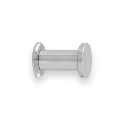 Image of EVI Herrajes Bathroom Hanger Stainless Steel Wall Matte Finish For Hanging Clothes, Coats or Towels Towel Rack with Invisible Screw 190CBAM