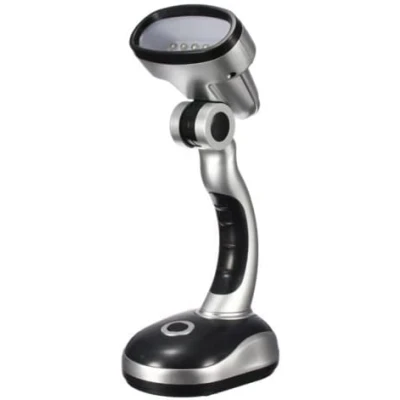 Image of Marco Paul Portable Desk Lamp Battery Powered 12 White Led Light Table Flexible Cordless Wireless Bedside Lamps Modern Lighting for Camping Home Office Computer