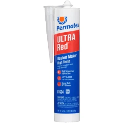 Image of Permatex 81624 Ultra Red High Temperature Gasket Maker 13 oz