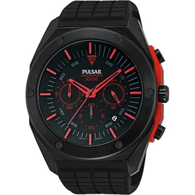 Image of PULSAR OUTLET Quartz Watch with Rubber Strap 4894138022791